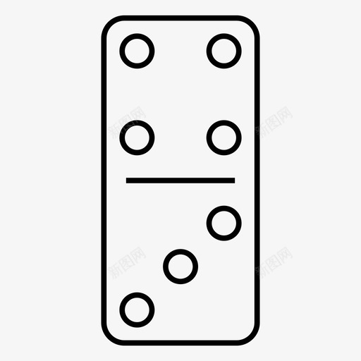 多米诺桌上游戏集合图标svg_新图网 https://ixintu.com 三 四 多米诺 大纲 数字 智力 桌上游戏 游戏 集合