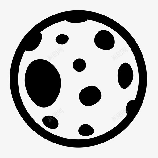 月亮小行星盒子图标svg_新图网 https://ixintu.com 国家荣耀 图表 小行星 月亮 盒子 计划 购物者