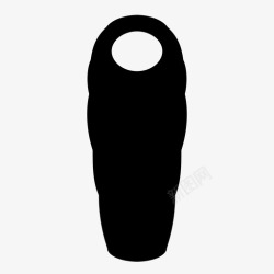 良好睡眠睡袋良好睡眠木乃伊包图标高清图片