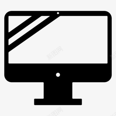 电脑显示器硬件平板电视图标图标