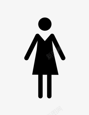 女性个人档案账户类型图标图标
