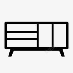 衣服柜抽屉柜最小房子图标高清图片