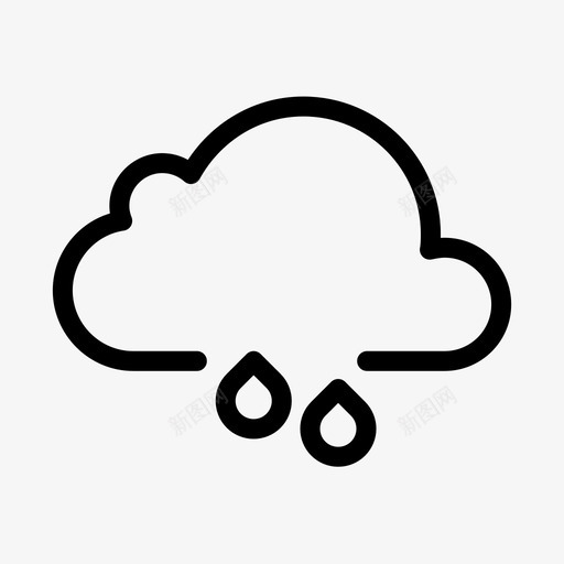 雨天气预报雨伞图标svg_新图网 https://ixintu.com 多云 天气预报 天空 水滴 洒水 潮湿 雨 雨云 雨伞 雨滴