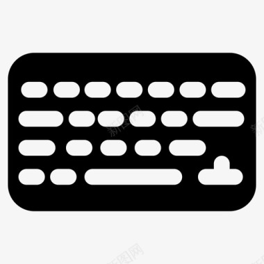 键盘智能手机屏幕图标图标
