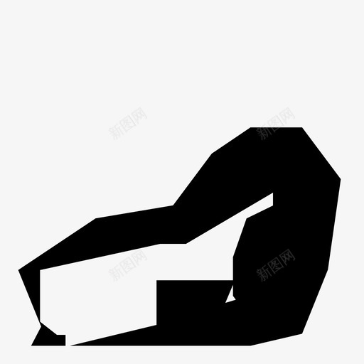 犁式姿势初级图标svg_新图网 https://ixintu.com 伸展 倒置 倒转 初级 姿势 犁式 瑜伽 系列 阿什坦加初级系列
