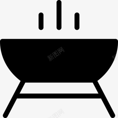 烹饪蒸汽厨房图标图标