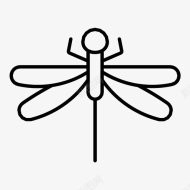 蜻蜓蚂蚁蜜蜂图标图标