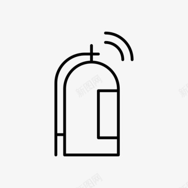 灭火器消防消防安全图标图标