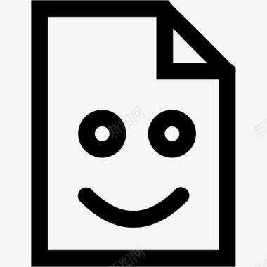 快乐档案储存笑脸图标图标
