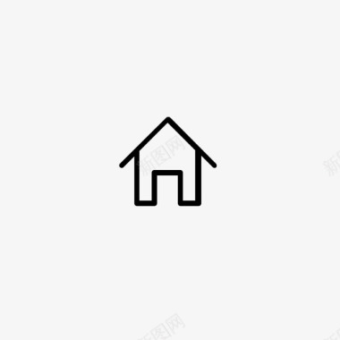房子家庭社区图标图标