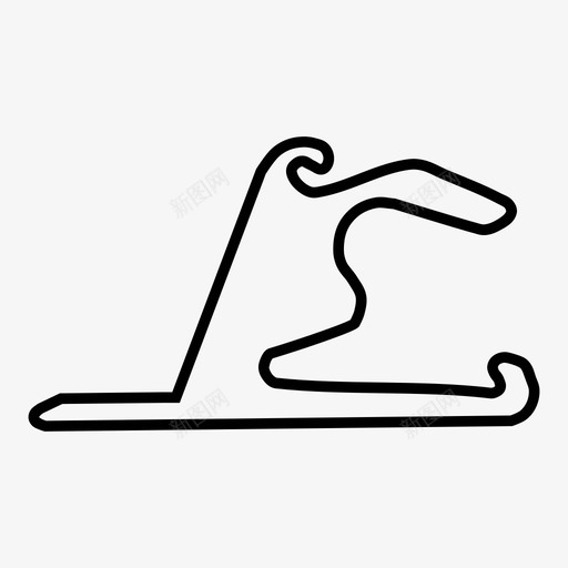 中国大奖赛f1赛道图标svg_新图网 https://ixintu.com f1赛道 中国大奖赛 比赛专用