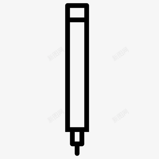 笔线标记图标svg_新图网 https://ixintu.com 书写 多行线 机械铅笔 标记 笔 笔帽 素描 线 记号笔 轮廓 铅笔 锐利 锐利笔