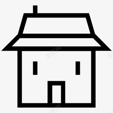房子商店住宅图标图标