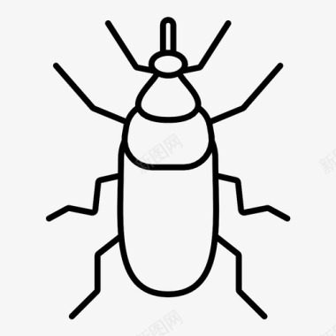 象甲甲虫小虫毛毛虫图标图标