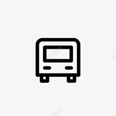公共汽车车辆旅行图标图标