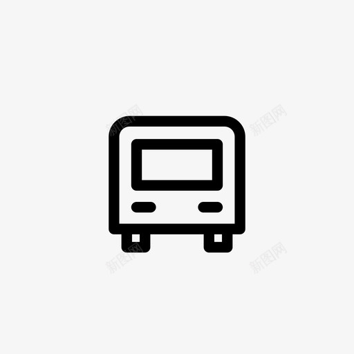 公共汽车车辆旅行图标svg_新图网 https://ixintu.com 交通 公共交通 公共汽车 旅行 汽车 界面和网络图标 车辆 通勤 长途汽车