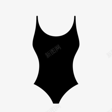 游泳衣泳衣服装图标图标