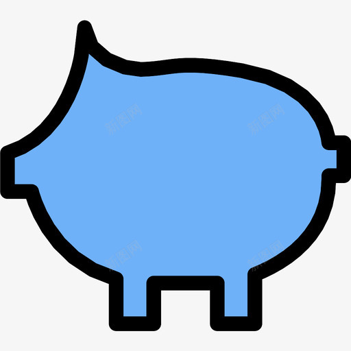 储蓄罐消费经济钱箱图标svg_新图网 https://ixintu.com 储蓄罐 消费经济 电子商务 购买 购物 购物者 采购 钱箱