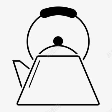 水壶锅炉茶图标图标