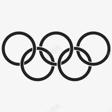 奥林匹克五环环环相扣奥运会图标图标