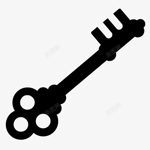 骨架钥匙锁箱维多利亚式图标svg_新图网 https://ixintu.com 主人 保护 保险箱 密码 旧的 秘密 维多利亚式 解锁 锁定的 锁箱 骨架钥匙