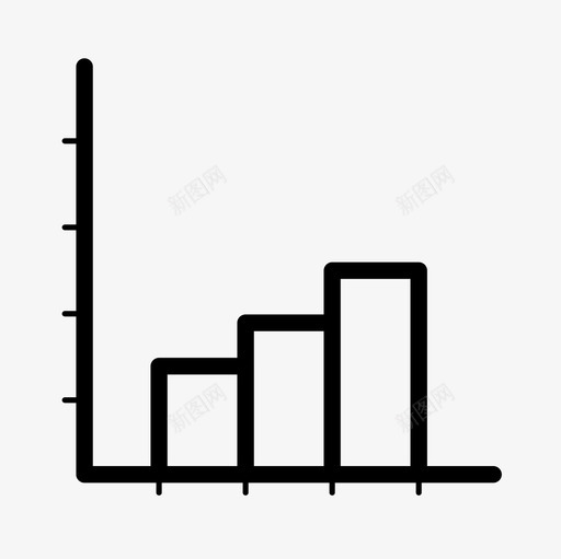 条形图信息图演示图标svg_新图网 https://ixintu.com 信息图 报告 条形图 演示 统计 趋势 进度