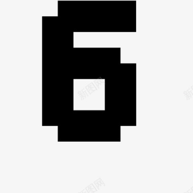 6像素字母7x高图标图标