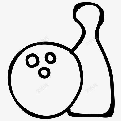 保龄球游戏健康图标svg_新图网 https://ixintu.com 体育活动 保龄球 健康 健身 大头针 游戏 滑雪板 生活方式 运动 运动手绘涂鸦图标