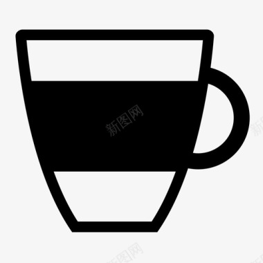 杯子茶杯陶器图标图标