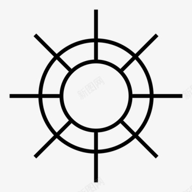 舵船舵船轮图标图标