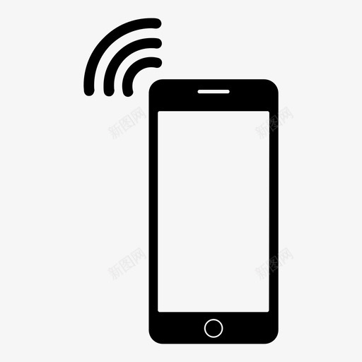 移动wifi信号电话图标svg_新图网 https://ixintu.com 下载 信号 智能手机 电话 移动wifi 移动交互ux 连接设备 通信 链接