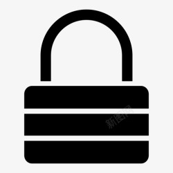 隐私物品挂锁保护隐私图标高清图片