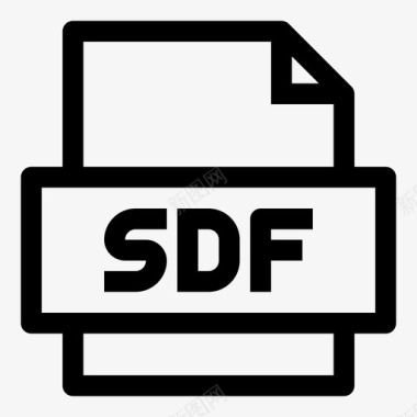 sdf文件数据库文件文件扩展名图标图标