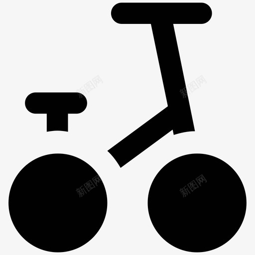 自行车运动员运动大胆的固体图标svg_新图网 https://ixintu.com 自行车运动员 运动大胆的固体图标