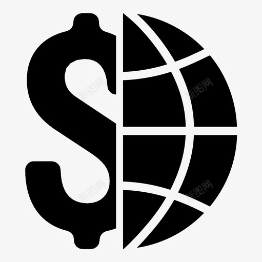 国际商务世界贸易图标svg_新图网 https://ixintu.com 世界 全球 出口 国际商务 股票 贸易 进口 金融