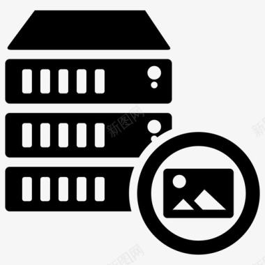 数据库服务器软件服务图标图标