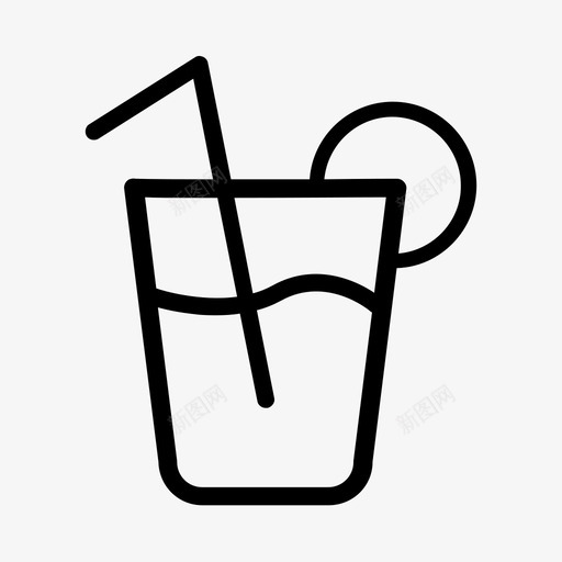 饮料鸡尾酒液体图标svg_新图网 https://ixintu.com 夏季 材料 水 液体 混合饮料 点心 饮料 鸡尾酒