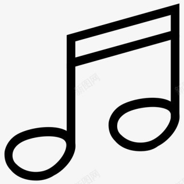 音符歌曲音乐符号图标图标
