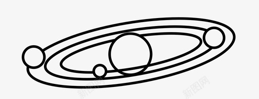 太阳系恒星太空图标svg_新图网 https://ixintu.com 地球 太空 太阳系 恒星 技术 热板 电力 科学 能源 行星