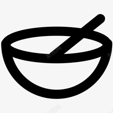 碗汤面条图标图标