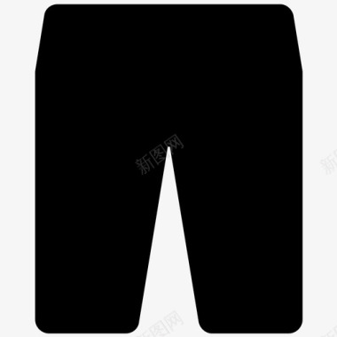 正式的裤子衣服大胆的固体图标图标
