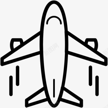 飞机涡轮螺旋桨飞机机场飞机图标图标