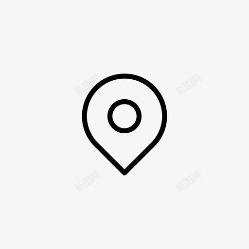 地图标记旅行地点svg_新图网 https://ixintu.com gps pin 位置 地图标记 地点 城市 导航 旅行 查找 访问