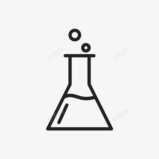 锥形瓶化学实验图标svg_新图网 https://ixintu.com 化学 实验 实验室 玻璃 科学 药剂 药物 锥形瓶