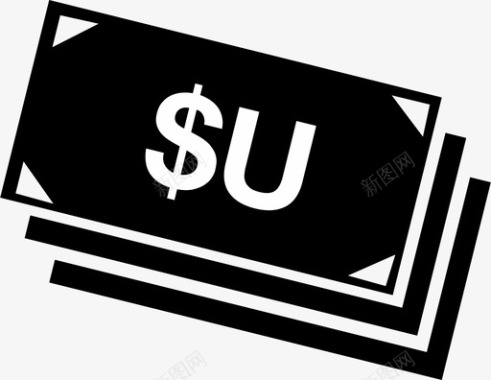 u纸币货币图标图标