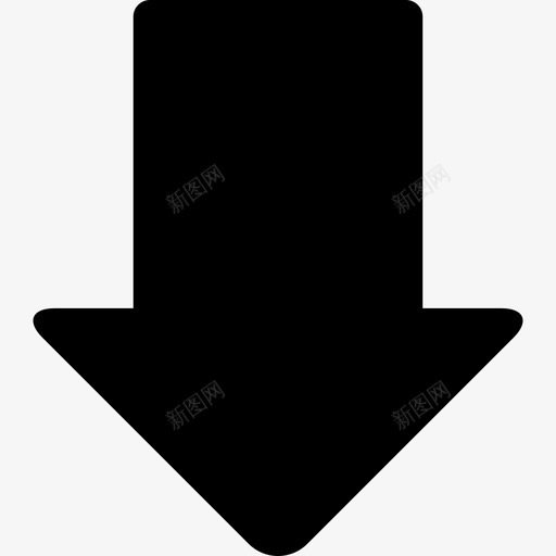 向下黑色箭头箭头coolicons图标svg_新图网 https://ixintu.com coolicons 向下黑色箭头 箭头