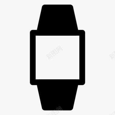 智能手表计时器技术图标图标