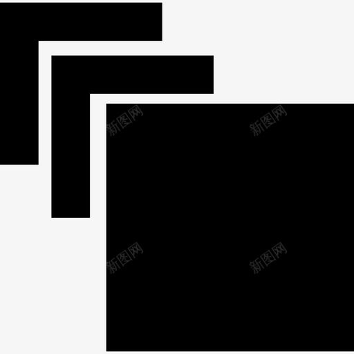 越来越大的方形盒子形状图像图标svg_新图网 https://ixintu.com 图像 形状 越来越大的方形盒子