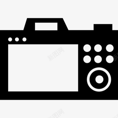 照相机屏幕工具和用具现代屏幕图标图标
