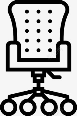 办公椅座椅滚动图标图标